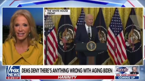 It's not Joe Biden's CHILDHOOD STUTTERING. It's his OCTOGENARIAN MUTTERING - Kellyanne Conway