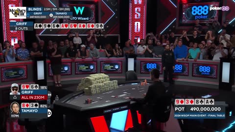 The Hand That Won Jonathan Tamayo $10,000,000 in the WSOP Main Event!| U.S. NEWS ✅