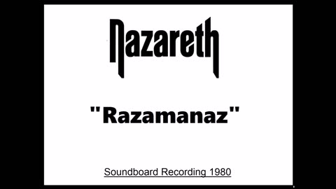 Nazareth -Razamanaz (Live in Edinburgh, Scotland 1980) Soundboard