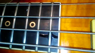 1982 Washburn B-20 Bass FINISH FIXING BODY CHIP