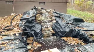 DIY First Waterfall Pond Part 2 of 3