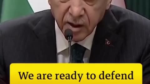 Turkey President Tayyab Erdogan speech Hamas Vs Israel