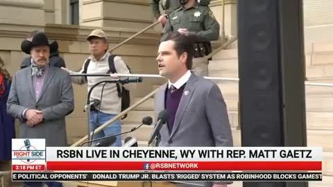 Matt Gaetz: “Defeat Liz Cheney, and Wyoming will bring Washington to its knees!”