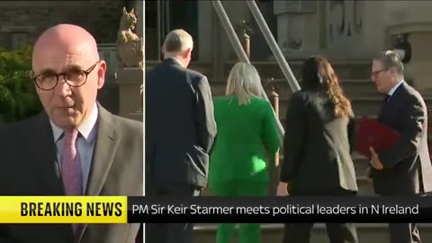 Sir Keir Starmer arrives at Stormont to meet NI leaders Sky News