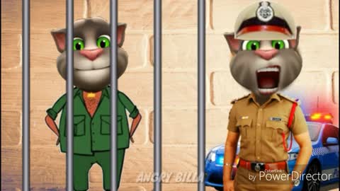 Talking tom cartoon Chor police Funny Video