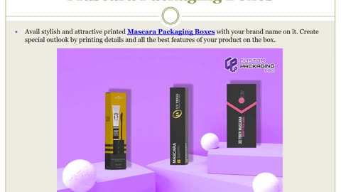 Mascara Packaging Boxes