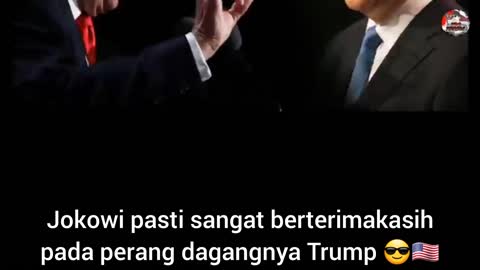 Jokowi Pasti Berterimakasih Pada Trump !