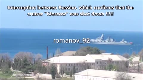 UKRAINE HIT RUSSIAN FLAGSHIP MOSKVA CRUISER WITH TWO NEPTUNE ANTI-SHIP MISSILES | FOOTAGE OF MOSKVA
