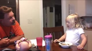 Baby argues with Daddy so angry OVER nothing | Funny Father and Baby Compilation