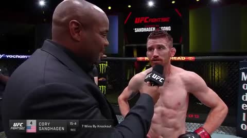 Cory Sandhagen Octagon Interview | UFC Vegas 60