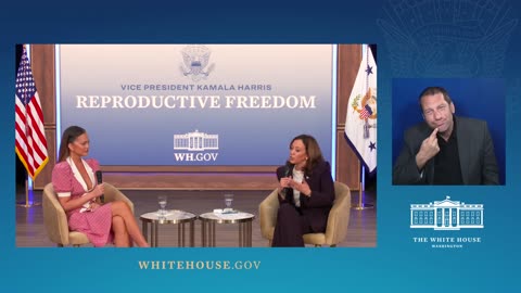 Vice President Harris Participates in a Moderated Conversation on Reproductive Rights