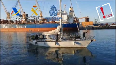 Interceptan un velero en el cantábrico con 2.000 kilos de cocaína