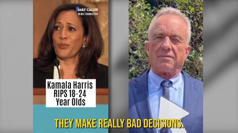 Kamala Harris RIPS 18-24 Year Olds