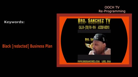 What is the Black Business Plan? OOCH TV #3