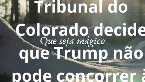 Tribunal do Colorado decide que Trump não pode concorrer à Presidência no estado.mp4