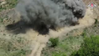 💣Dozens of explosions on few square metres