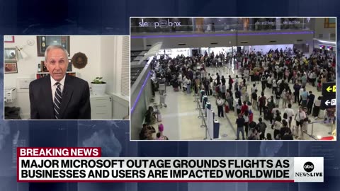 Microsoft outage causes chaos for travelers and businesses alike