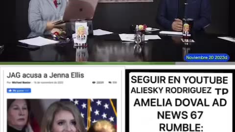 Jenna Ellis ex abogada de Donald Trump se vendio al derp stated estado profundo