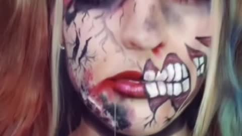 Harley Quinn Halloween look (zombie)