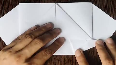 Paper Airplane Flaps its Wings Like a Bird