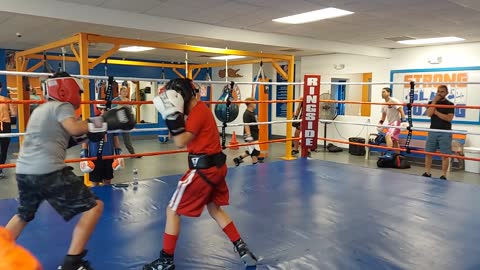 Joey sparring Nick 7/13/2021