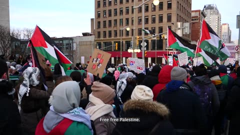 The Largest pro-Palestinian Protest in Canadian History