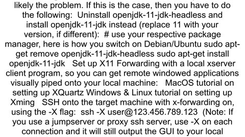 Java openjdk error Cannot load library java awt