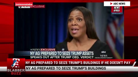 NY AG Prepared To Seize Trump's Buildings If He Doesn't Pay