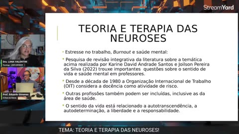 A Chave da Ciência - 9dPQ99KwwsE - LIVE 177 TEORIA E TERAPIA DAS NEUROSES com DRA LANA VALENTIM