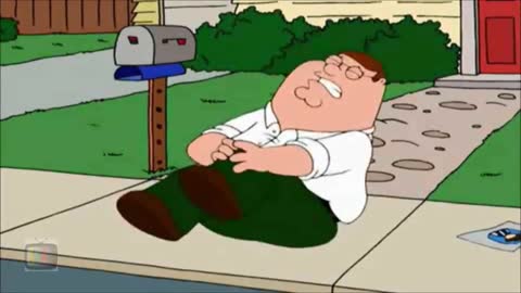 Family Guy - Peter trips on his way home