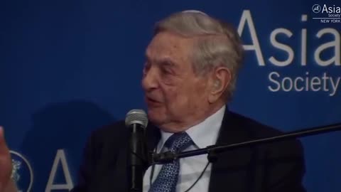 (2015) Soros: “Then you could have a New World Order where China could be an important member”.