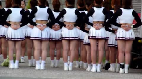 Kyoto cheerleaders, Japan