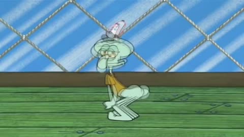 SpongeBob twerking lessons with Squidward