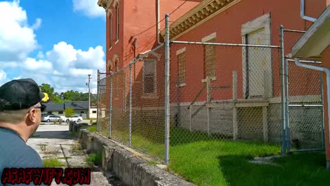 Haunted History Tour: Exterior of the Blackford County Jail, Hartford City, Indiana.