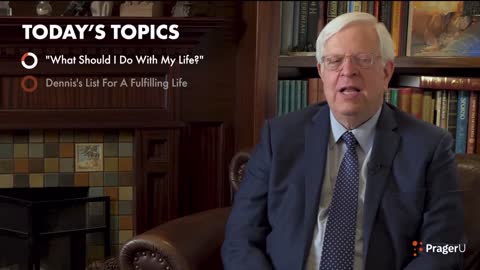 Dennis Prager Fireside Chat #244 An 18 year old asks What should I do with my life? Words of wisdom