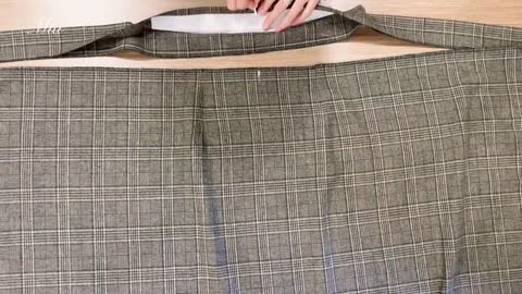 Very easy [NO ZIPPER] Sewing skirt this way is quick and easy