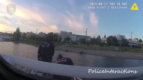 Harbor Patrol Officers Rescue Man From Drowning
