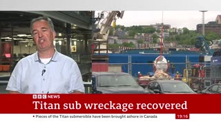 [2023-06-28] Titanic tourist sub wreckage brought ashore - BBC News