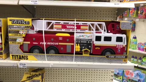 Tonka Fire Engine Toy