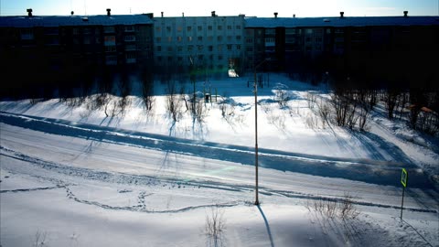 A bright day in Vorkuta