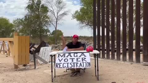 Taking advantage of Joe Biden‘s open border Invasion to register illegals as MAGA voters!