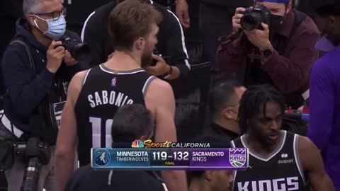 Domantas Sabonis proves the Kings fans wrong after winning his first game