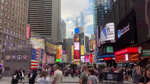 Times Square in June