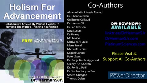 Holism For Advancement: Collaboratives Articles (Various Experts-Revamp World’s Thinking-Foundation)