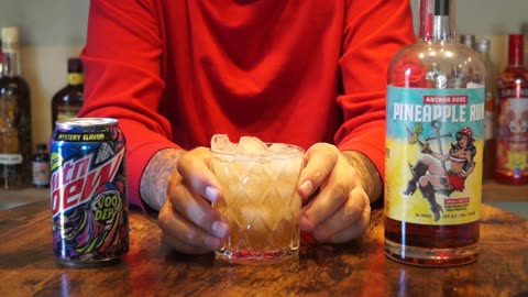 Sinister Distilling Pineapple Rum & Mtn Dew Mystery Flavor Vew Dew 2023