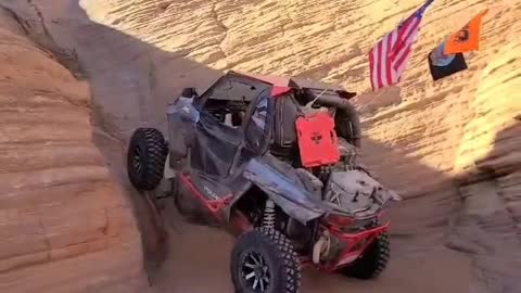 Rzr 1000XP Making a run up the Chute..