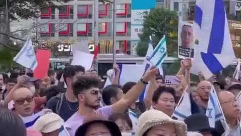 JAPAN: people of Japan gather to show incredible support for Israel