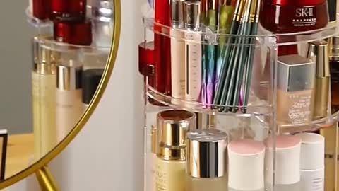 Cosmetic storage box acrylic transparent larger capacity drawer
