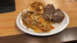 Meal of the day Waffle House La Place Louisiana USA