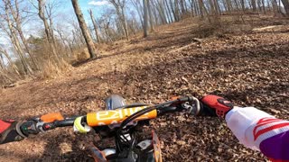 I took my motocross 450 to the trails!